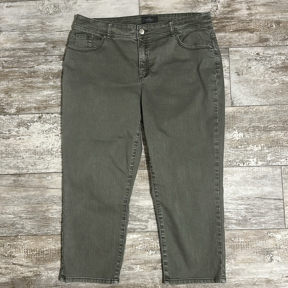 Chico’s So Slimming Crop Embellished Jeans